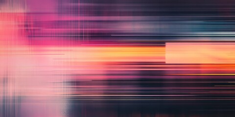 Abstract motion blur city lights at night