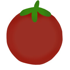 red tomato vector illustration