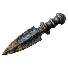 Rare blade with rustic bronze concept. Ancient dagger showcasing intricate craftsmanship and history.