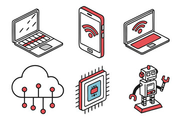 set of icons for web