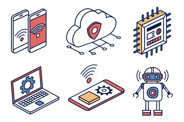 set of icons for web design
