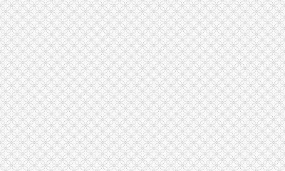 ドットでできた角七宝つなぎ模様