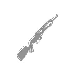 Illustration of a Modern shotgun Rifle