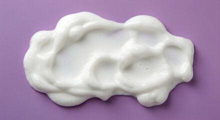 Creamy Smooth Texture White Lotion Cosmetic Product Skincare Beauty Moisturizer