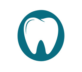 Dentist Logo tooth shape design vector template...Dental Clinic