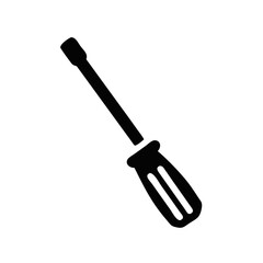 Fototapeta premium screwdriver icon, repair symbol. , Vector illustration