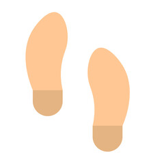 Business Footprint Vector Flat Icon Design
