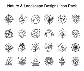 Nature & Landscape Designs Icon Pack