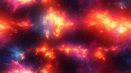 Obraz premium Vivid seamless texture with dynamic colors blending in an abstract space