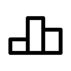 Ranking Podium icon thick bold line