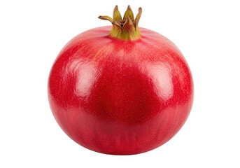 Fresh pomegranate fruit isolated on black background