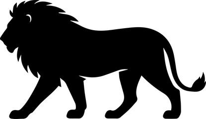 silhouette of majestic lion.eps © Ali
