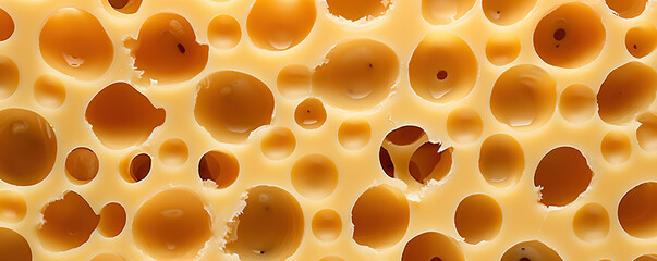 Detailed view of honeycomb texture showcasing its unique holes and creamy color