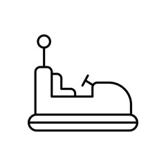 Bumper Cars Icon vector stock illustration