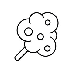 Cotton Candy Icon vector stock illustration