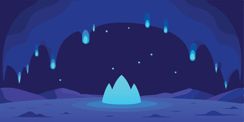 A serene winter night landscape with a snow-covered village house and a decorated Christmas tree under a starry sky, a perfect holiday illustration card sceneA serene winter night landscape with a sno