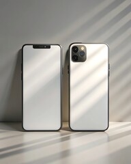 smart phone with blank screen