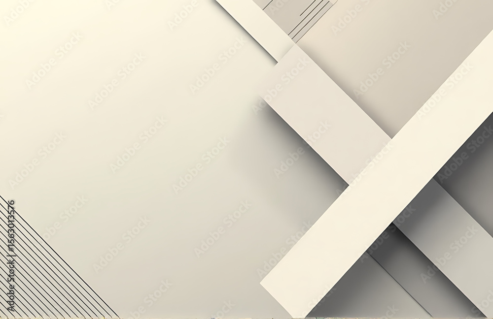 Aufkleber background features geometric patterns line folds triangular angles mix neutral colors abstract design