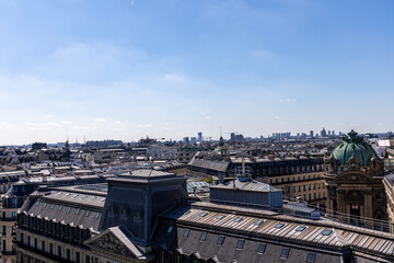 Paris, historic houses on the streets of the city. Cityscape