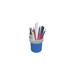 Office Tools Isometric Icon