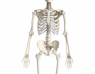 Human Skeletal System 3D Model of Anatomy in Anatomical Position