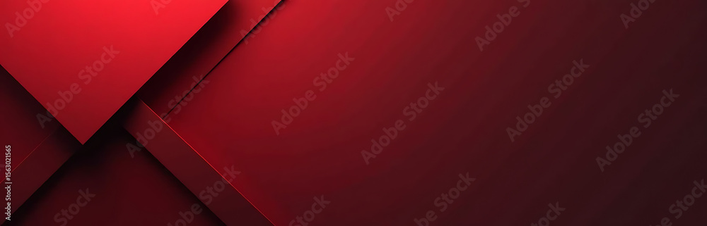 Poster dark red geometric template minimalist design featuring light gradients matte textures abstract