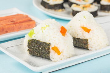 Japanese food sushi, Japanese Rice and vegetable roll