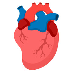 human heart organ theme graphic design,vector file