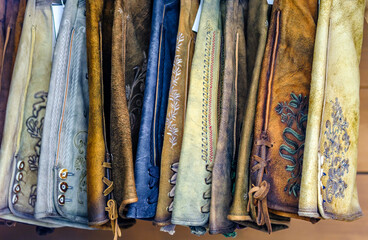 typical bavarian trousers - called krachlederne