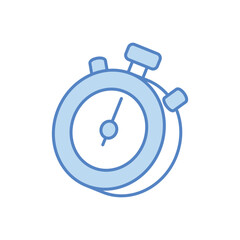 Stopwatch Icon vector stock illustration