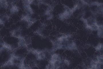 Dark Abstract Background with Subtle Blue and Purple Veining Resembling Storm Clouds or Marble