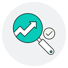 Trend Detection icon, Staying Ahead Uncovering Patterns with Trend Detection, Future Insights...