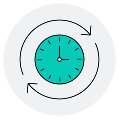 Process Optimization icon, Maximizing Efficiency Through Process Optimization, Streamlined Success: Optimizing Workflows for Peak Performance, color