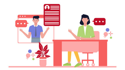 HR team updating remote work guidelines