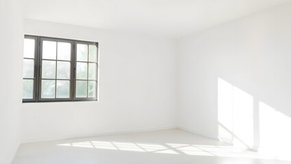 empty white room