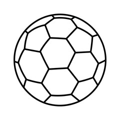 Fototapeta premium soccer ball on white background