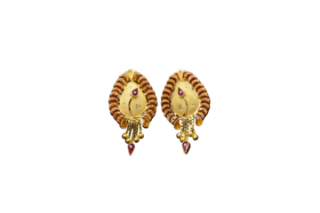 Indian traditional Gold tops earrings studs