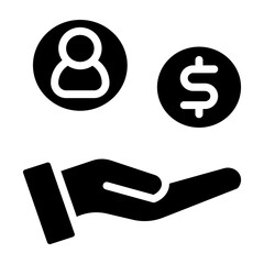 Consumer Demand Icon Vector Glyph Icon Design