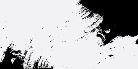 Grunge texture. Monochrome texture. Grunge black and white pattern. Brush strokes. Scratches Strokes.