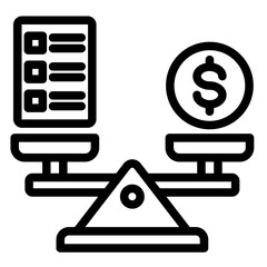Workload Balance   Icon Vector Illustration