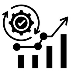 Execution Metrics   Icon Vector Illustration
