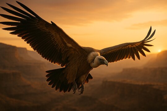 volture flying in the sky