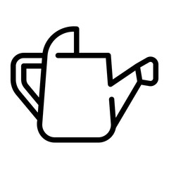 watering can line icon