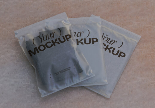 Zip Lock Packaging Mockup