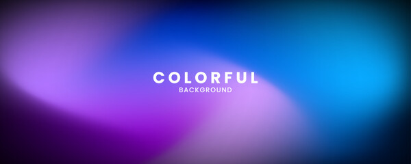 Colorful abstract background with vibrant gradient colors effect like fuzz or clouds decoration. Modern graphic design element blurred lights style concept for web, art, flyer, card, or brochure cover