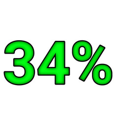 34% percent discount	