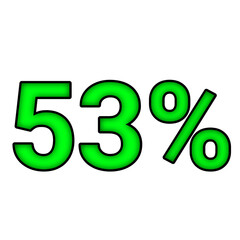 53% percent discount	