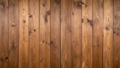 Fototapeta premium Rich Brown Wooden Planks Background Texture.