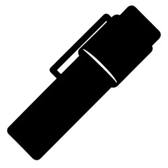 Stylized black marker illustration for artistic design and creative projects needs