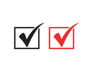 Checkmark in box. Green checkmark in circle and rectangle. Check mark icons. Color full Tick of right, ok and yes. Checkmark Illustration. Vector symbols set. Sign of approved in checklist. Pictogram 
